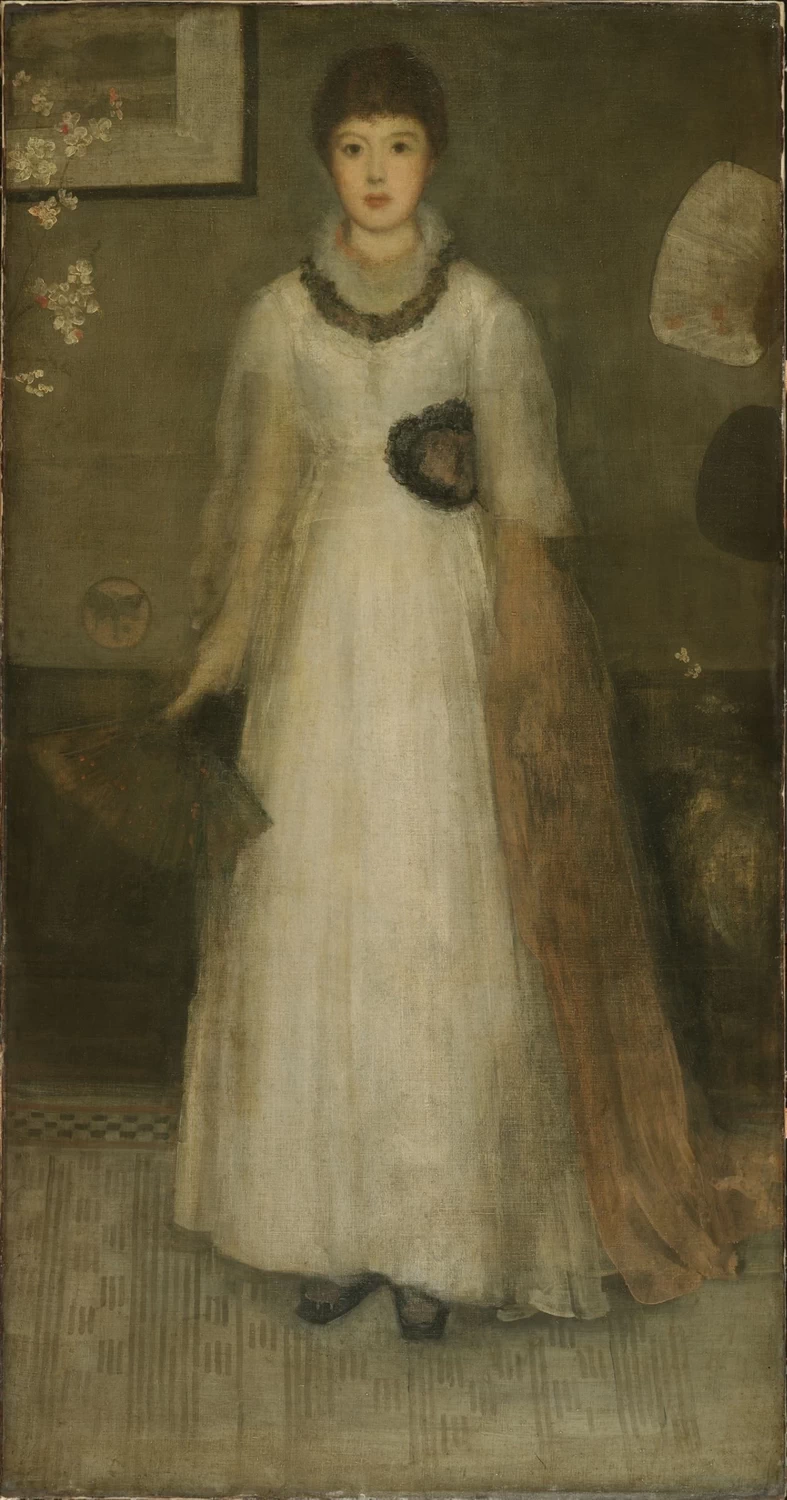 Ames McNeill Whistler - Armonia nei colori grigio e pesca, Fogg Art Museum, Harvard University, Cambridge